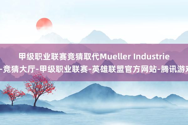 甲级职业联赛竞猜取代Mueller Industries-竞猜大厅-甲级职业联赛-英雄联盟官方网站-腾讯游戏