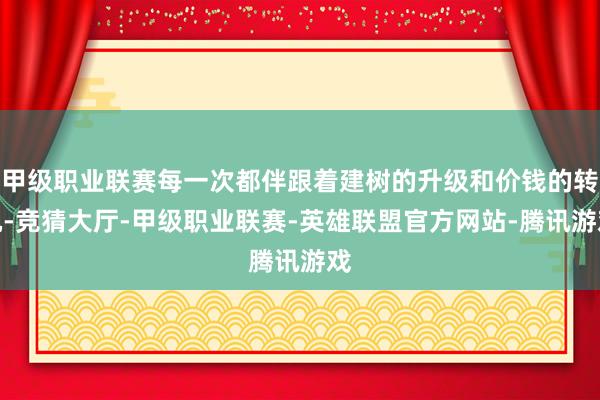 甲级职业联赛每一次都伴跟着建树的升级和价钱的转机-竞猜大厅-甲级职业联赛-英雄联盟官方网站-腾讯游戏